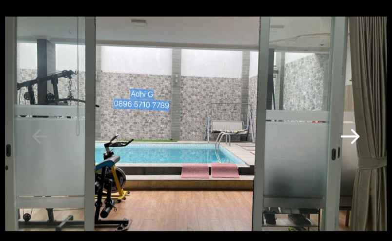 dijual rumah mewah swimming pool di margahayu bandung