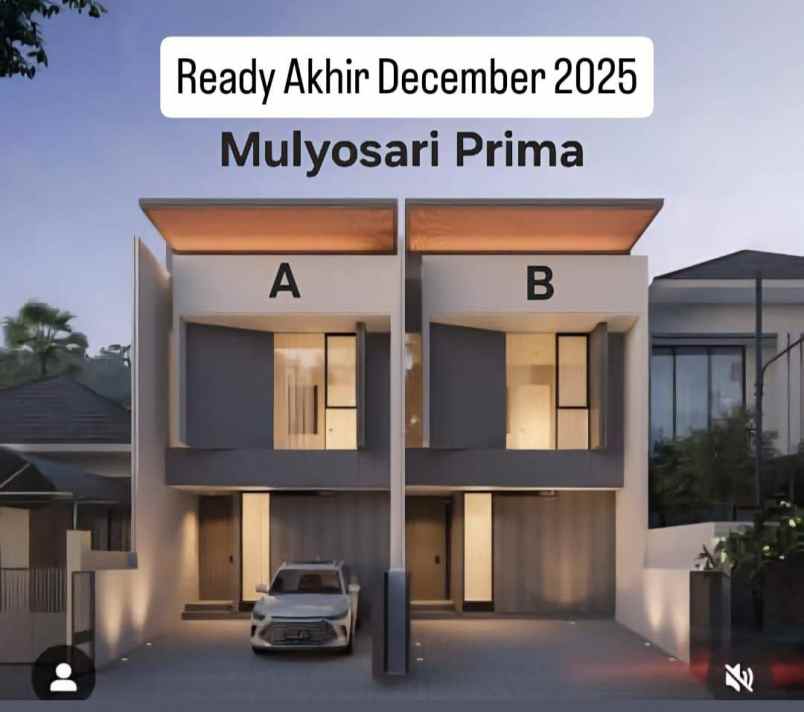 dijual rumah mulyosari