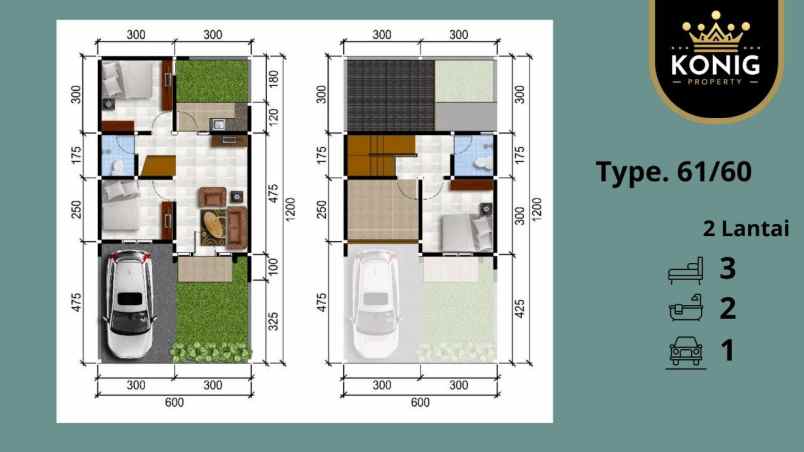 dijual rumah park sunrise