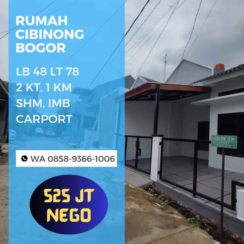 dijual rumah perum grande kencana cibinong