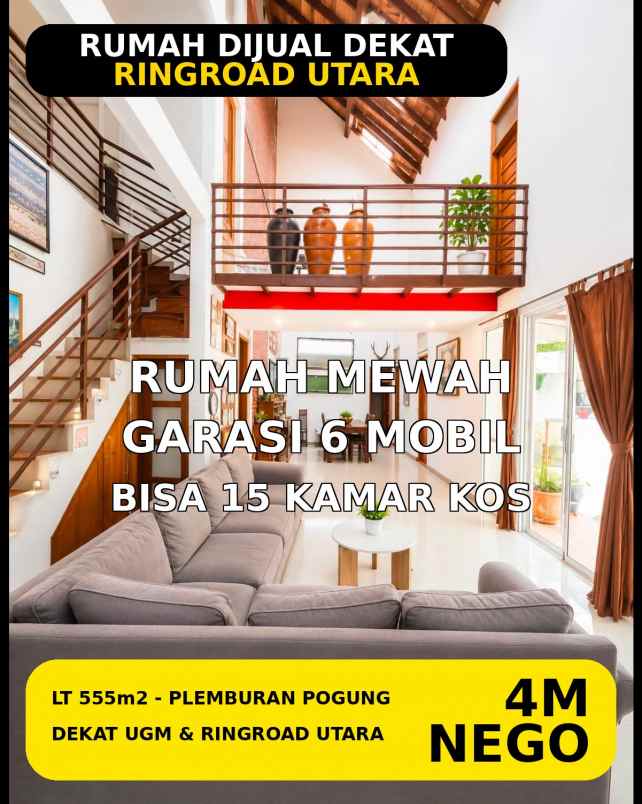 dijual rumah plemburan