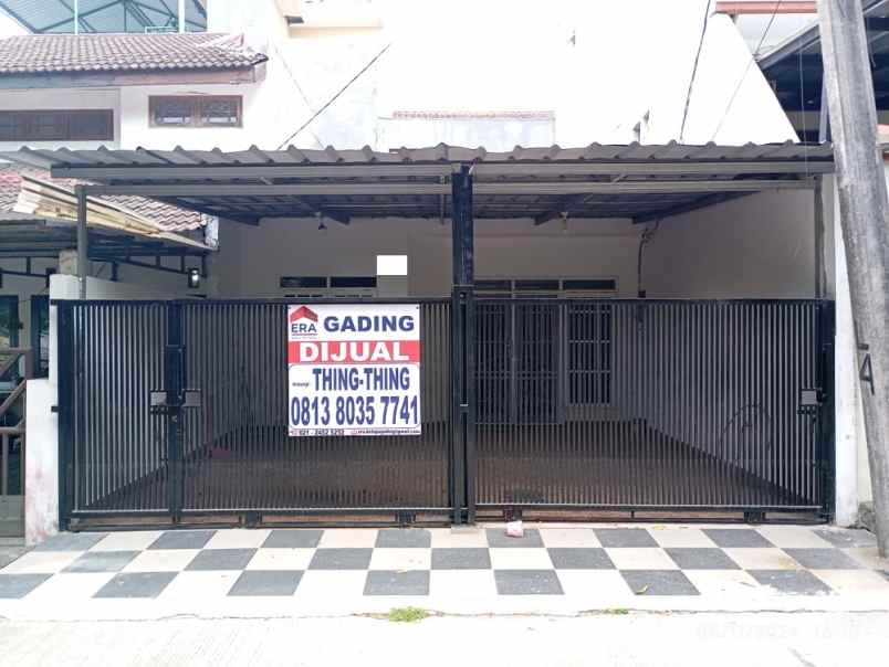 dijual rumah pondok gading utama kelapa