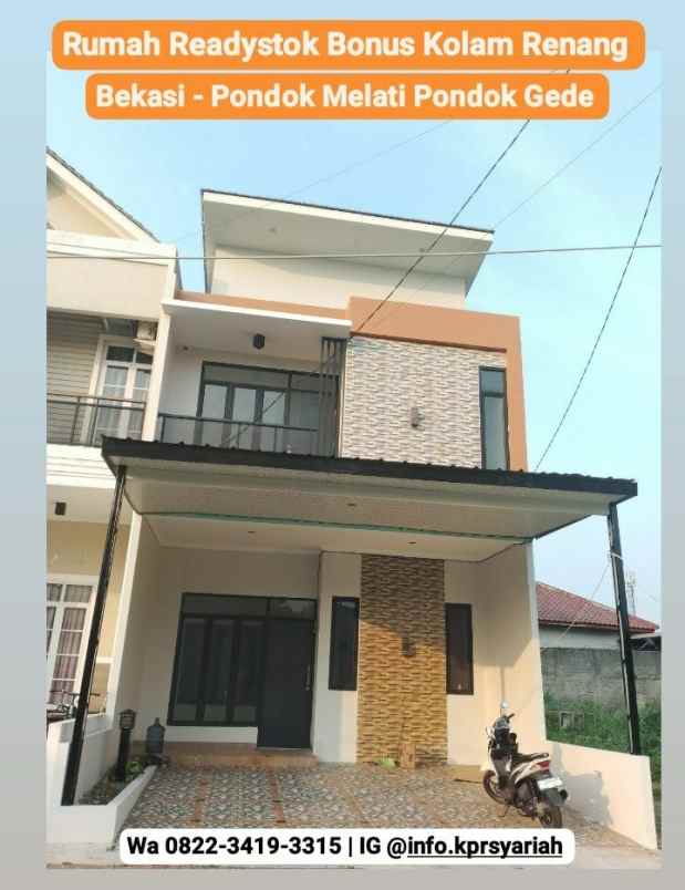 dijual rumah pondok melati bekasi