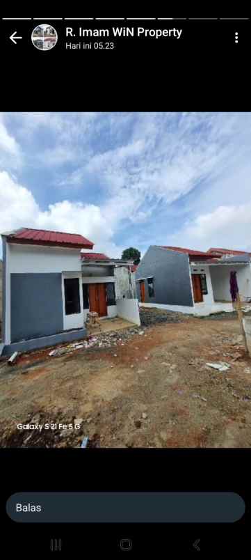 dijual rumah pondok rajeg