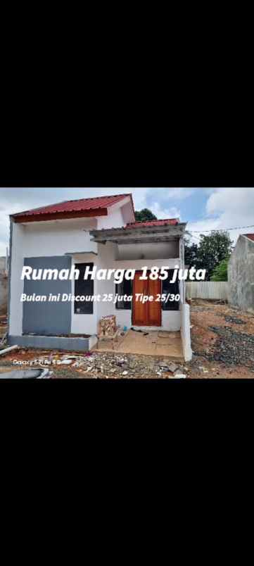 dijual rumah pondok rajeg