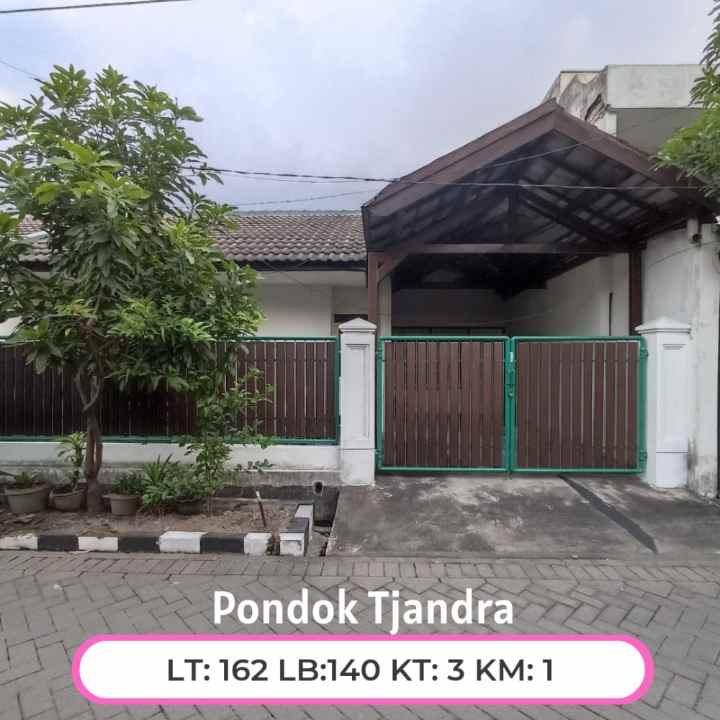 dijual rumah pondok tjandra