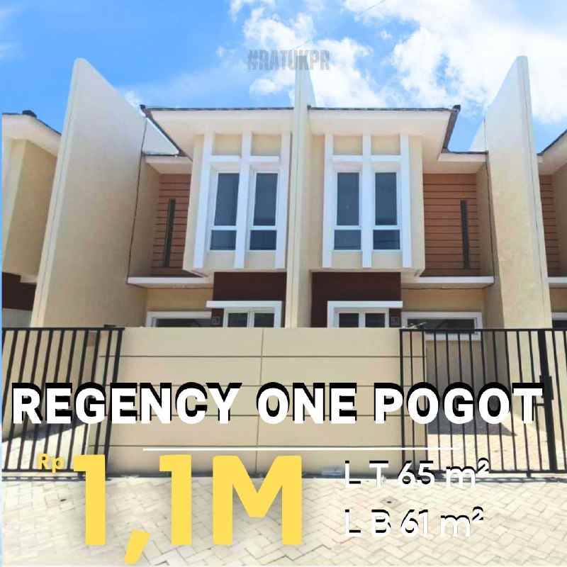 dijual rumah regency one pogot