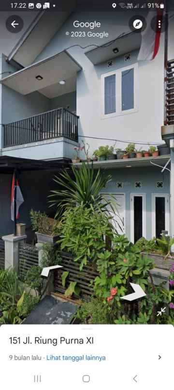 dijual rumah riung bandung