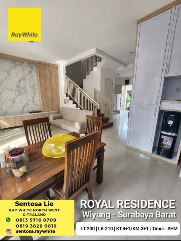 dijual rumah royal residence