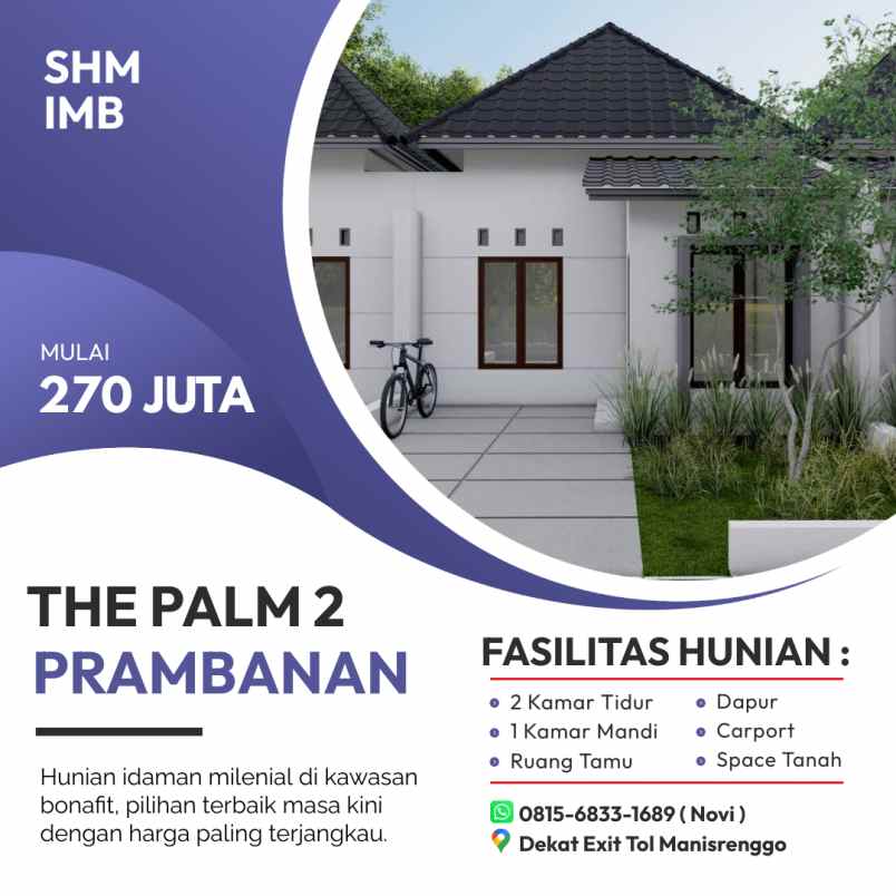 dijual rumah solodiran manisrenggo