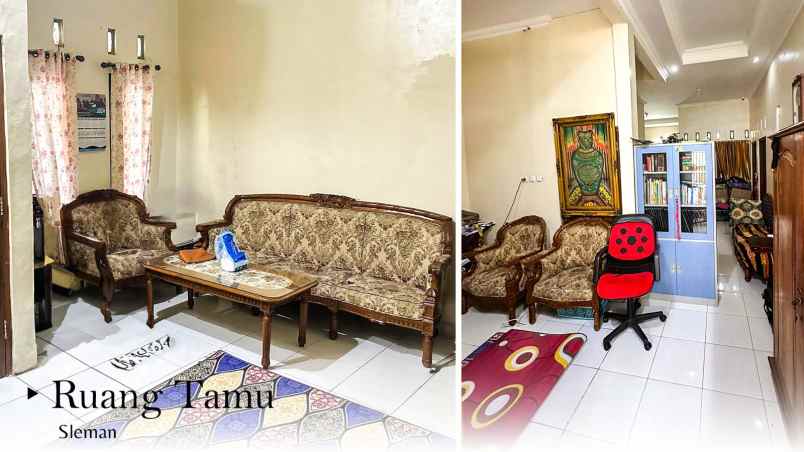 dijual rumah utara perum merapi view rt