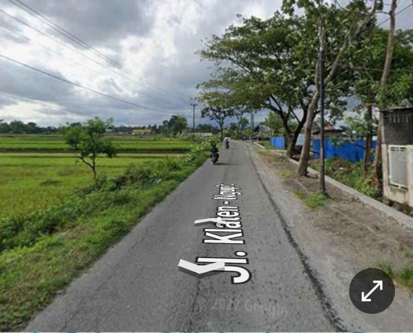 dijual sawah hijau kebonarum mangku jln klaten ngupit