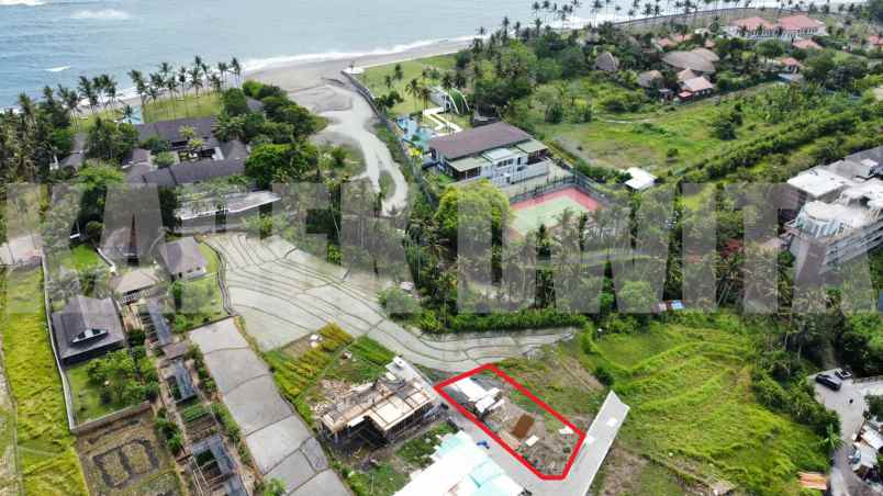 dijual tanah 373 m2 pantai cemagi view laut dan sawah