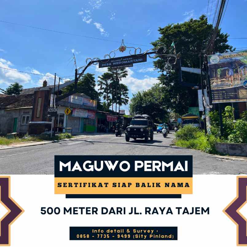 dijual tanah banjeng maguwoharjo depok