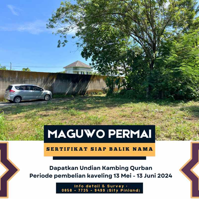 dijual tanah banjeng maguwoharjo depok