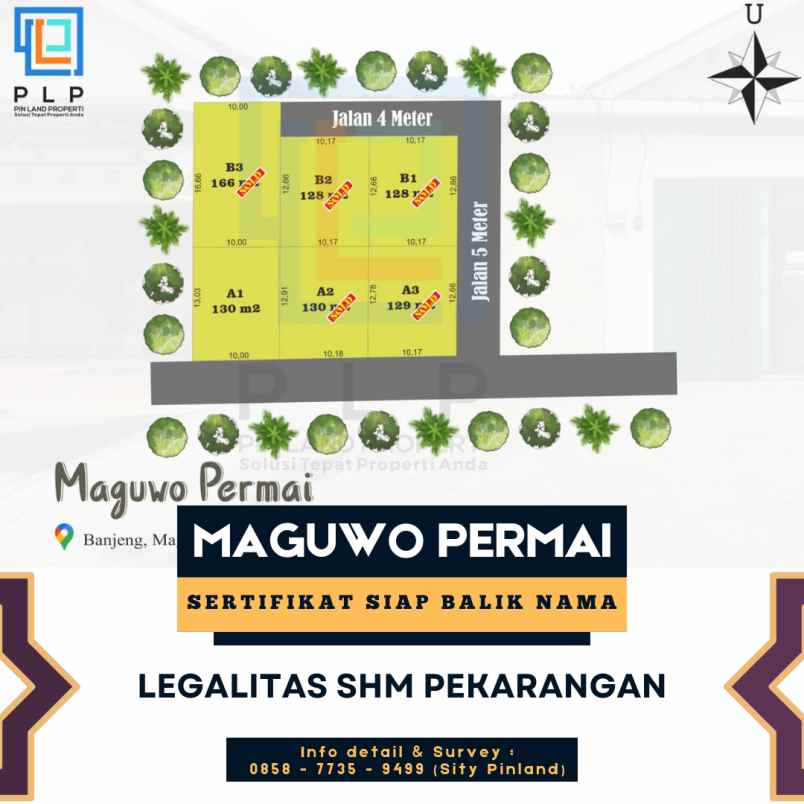 dijual tanah banjeng maguwoharjo depok