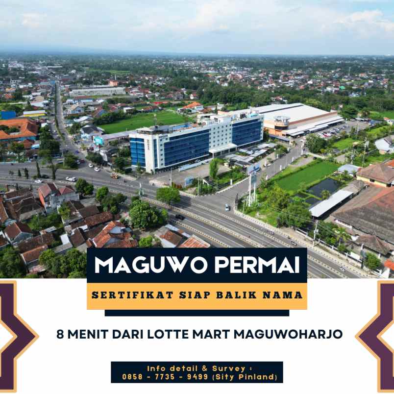 dijual tanah banjeng maguwoharjo depok