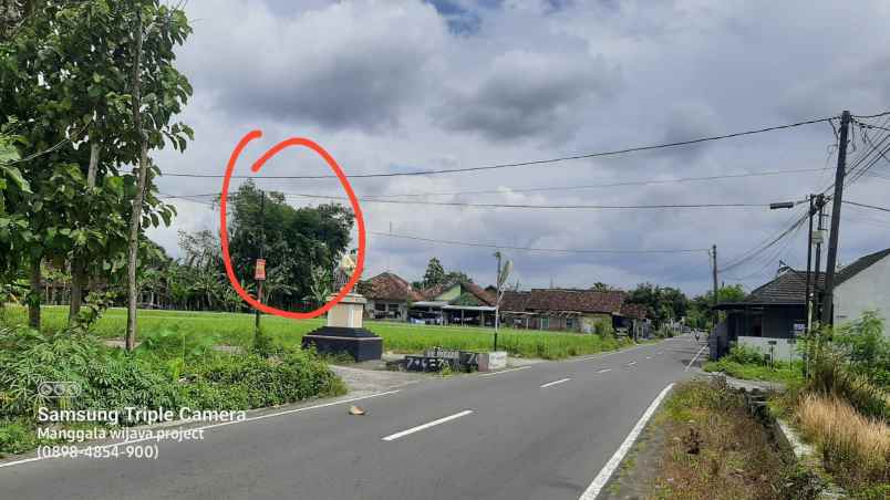 dijual tanah berbah kabupaten sleman