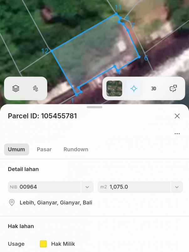 dijual tanah bypass ida bagus mantra