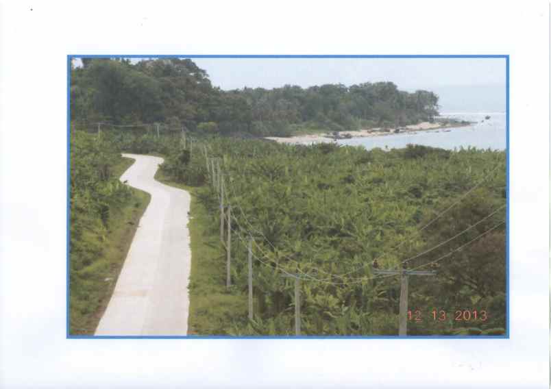 dijual tanah di tanjung lesung