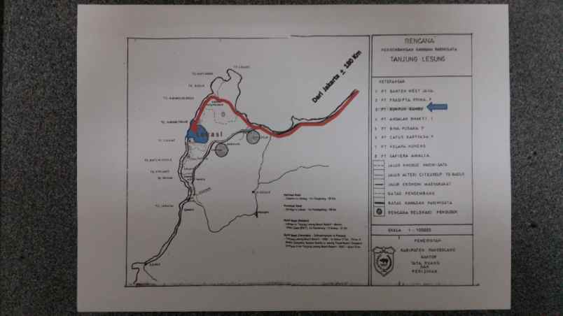 dijual tanah di tanjung lesung