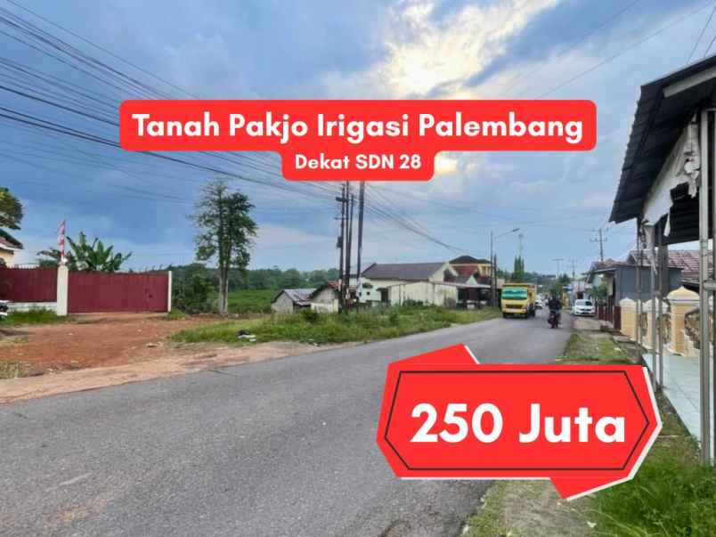 dijual tanah irigasi pakjo