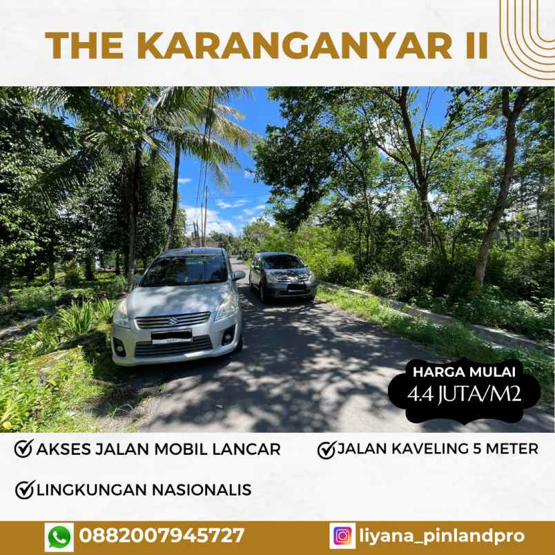 dijual tanah jalan karanganyar