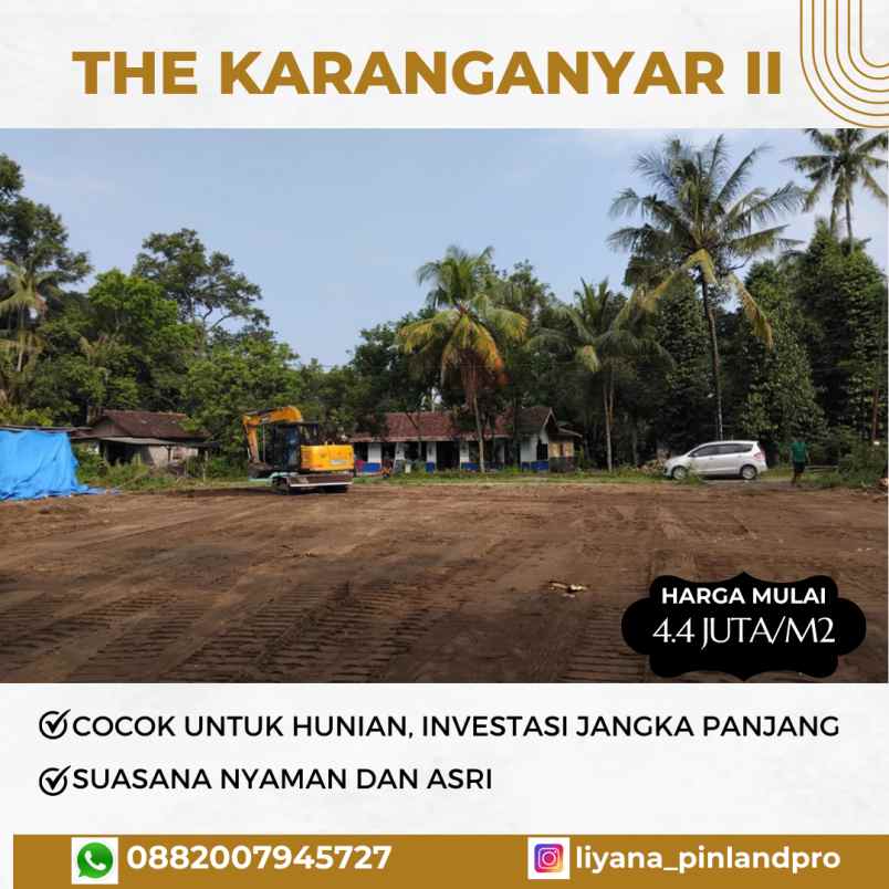 dijual tanah jalan karanganyar