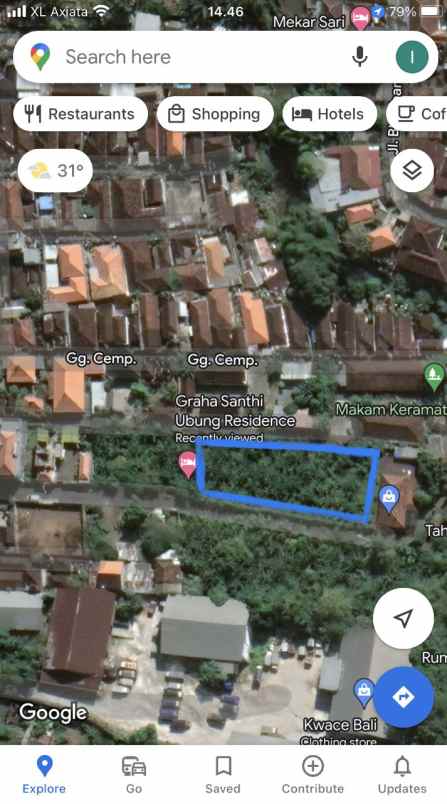 dijual tanah jalan raya cokroaminoto