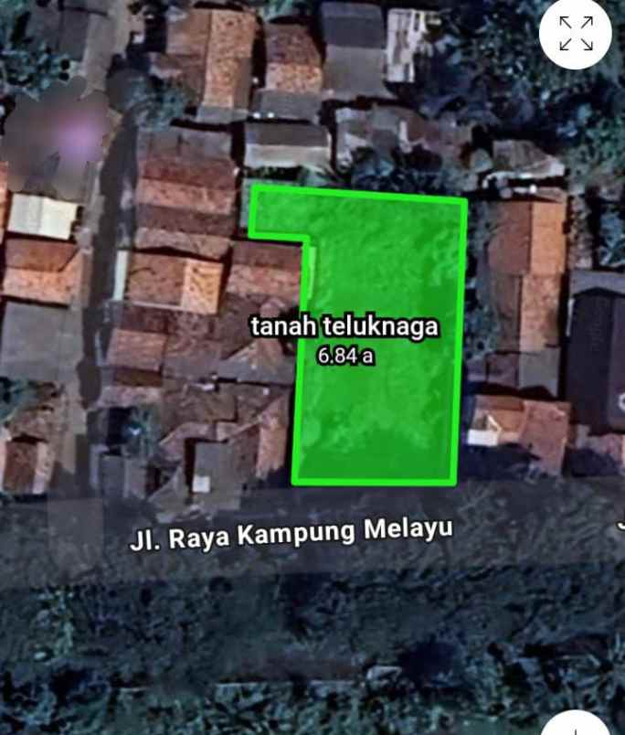 dijual tanah jalan raya kampung melayu