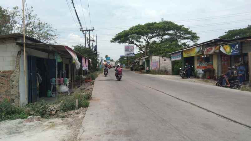 dijual tanah jalan raya sriamur