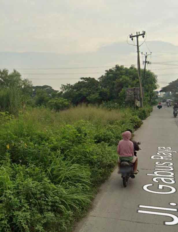 dijual tanah jalan raya sriamur