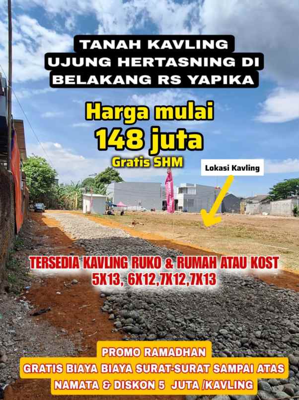 dijual tanah jl abd kadir dg suro