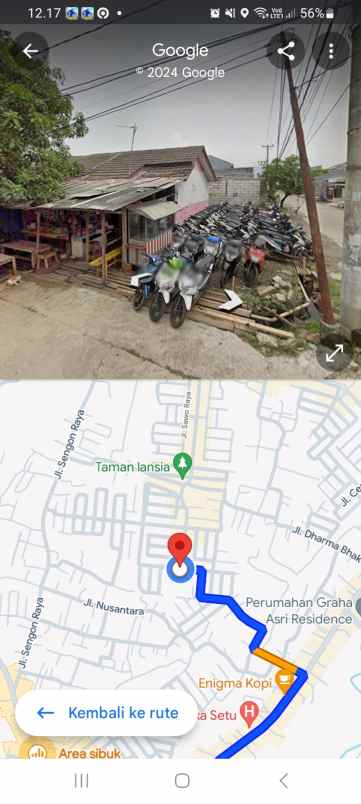 dijual tanah jl pepaya raya 26