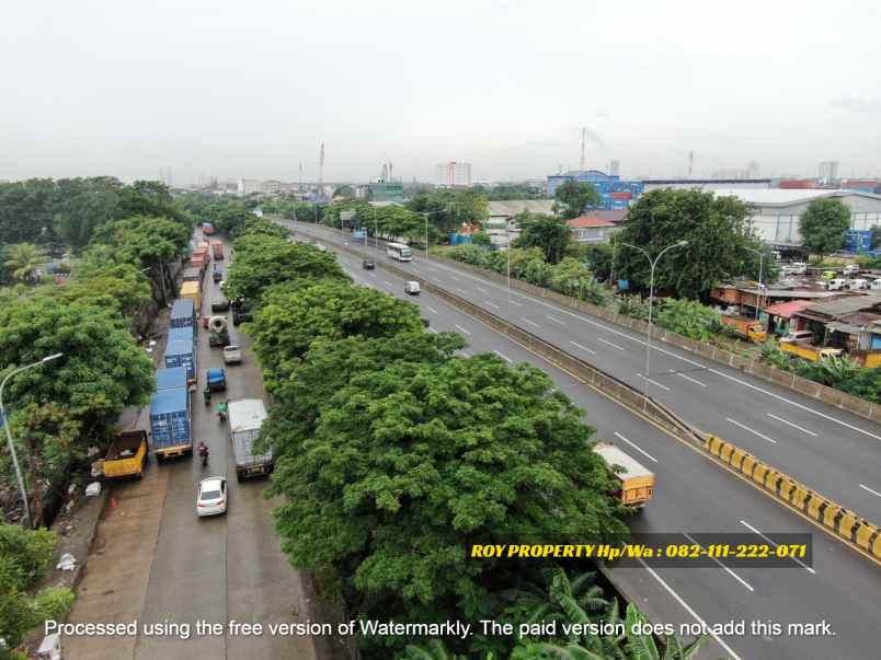 dijual tanah jl raya cakung cilincing