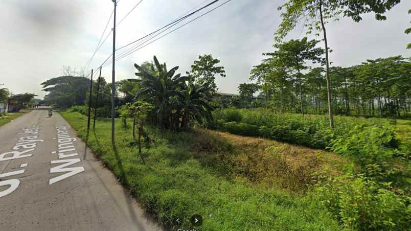 dijual tanah jl raya jetis wringinanom