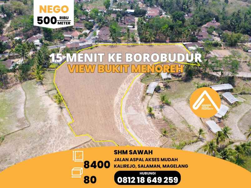 dijual tanah kalirejo salaman magelang