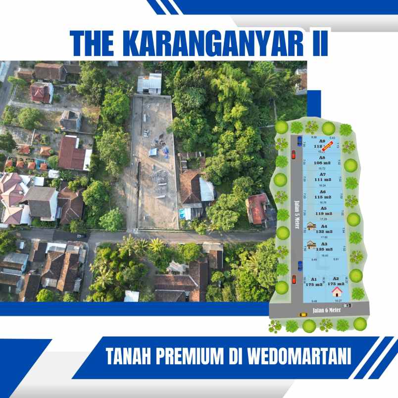 dijual tanah karanganyar wedomartani