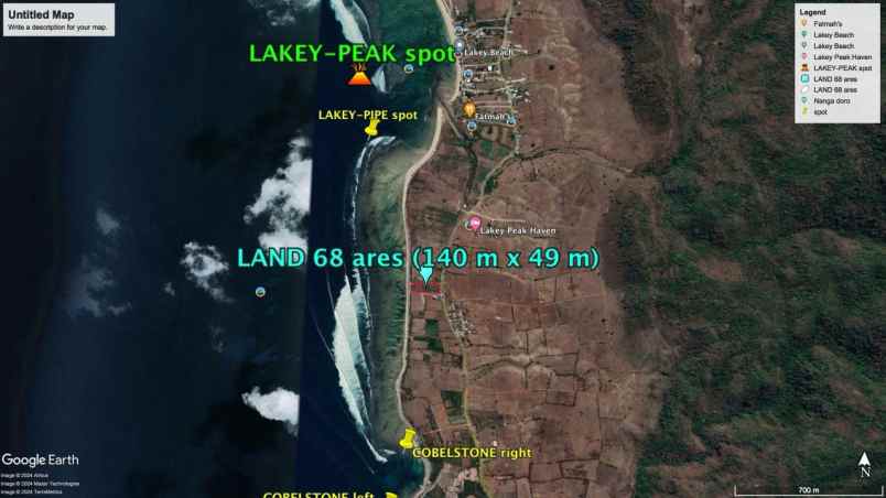 dijual tanah los pantai lakey beach hu u dompu sumbawa