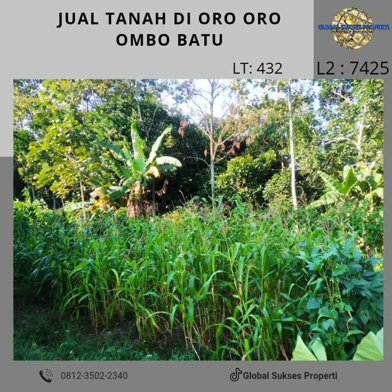 dijual tanah oro oro ombo