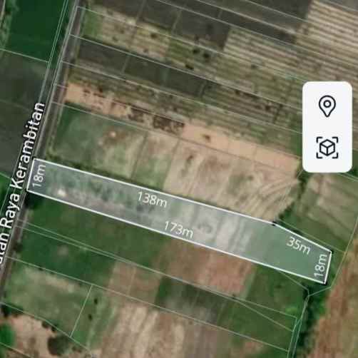 dijual tanah pantai kelating