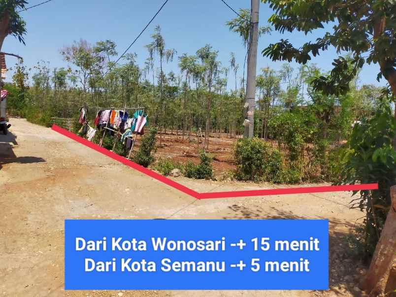 dijual tanah semanu