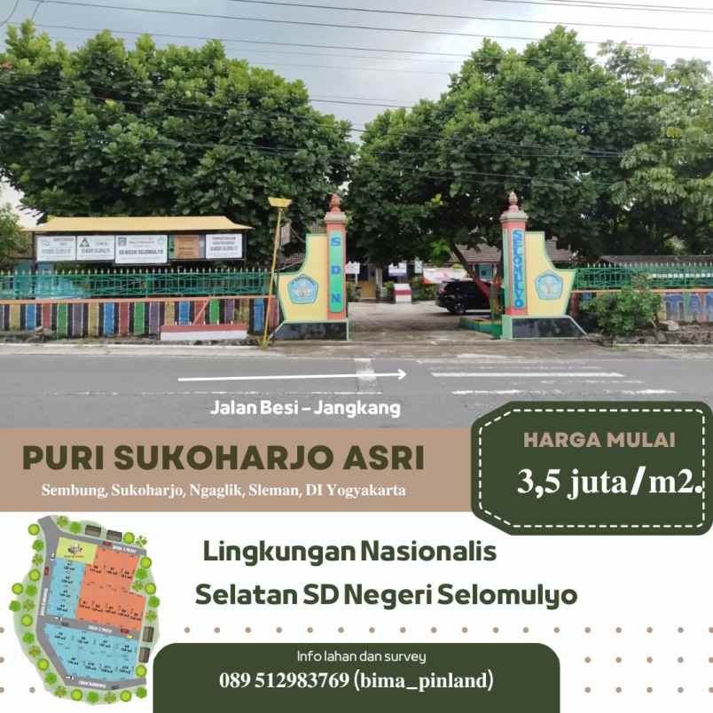 dijual tanah sembung sukoharjo ngaglik