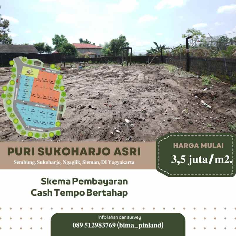 dijual tanah sembung sukoharjo ngaglik