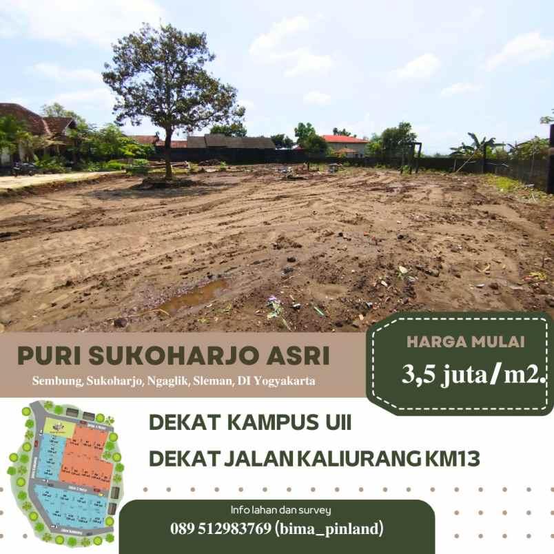 dijual tanah sembung sukoharjo ngaglik