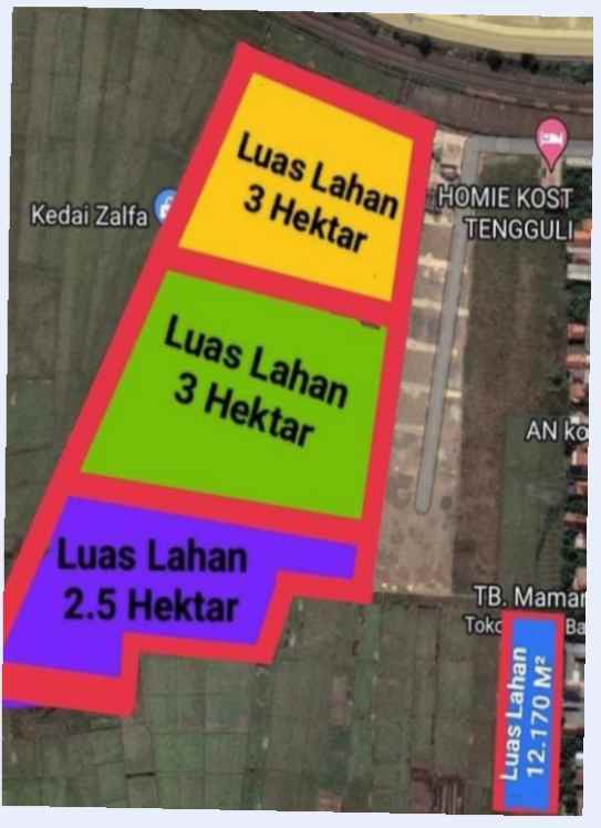 dijual tanah tenguli