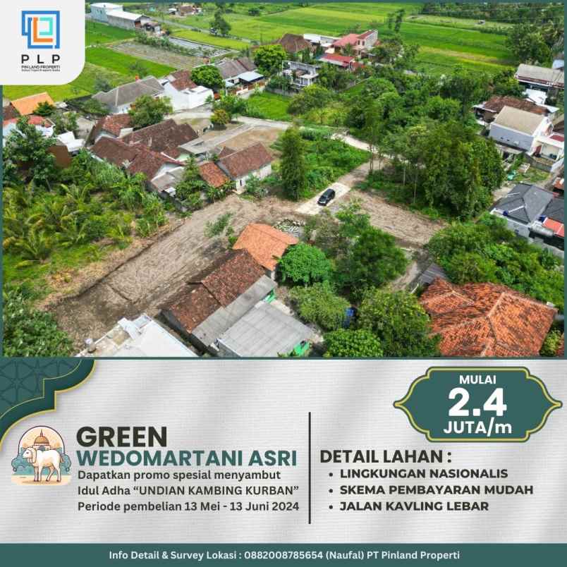 dijual tanah tonggalan wedomartani