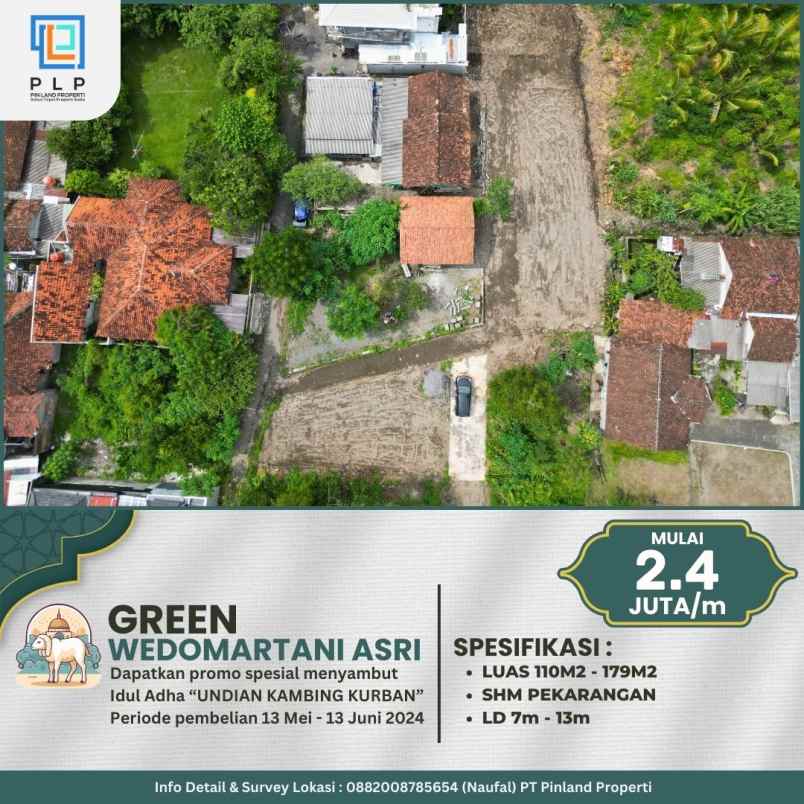 dijual tanah tonggalan wedomartani