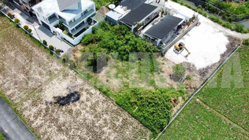 dijual tanah view sawah amanlane sunset road seminyak