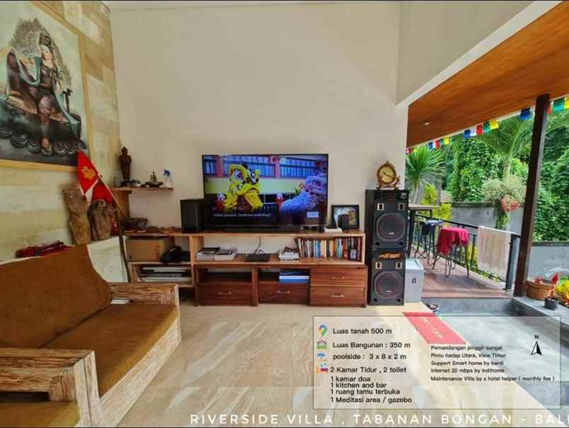 dijual villa bongan